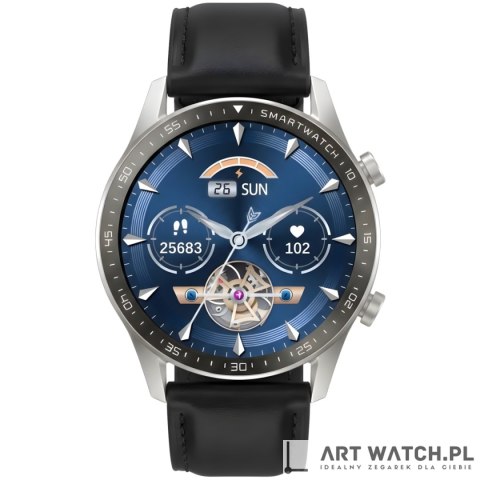 Smartwatch Gravity Srebrny 2 Paski GT10-7