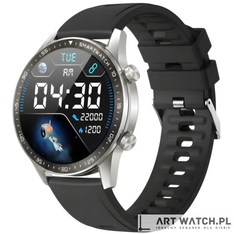 Smartwatch Gravity Srebrny Bransoleta + Pasek GT10-6