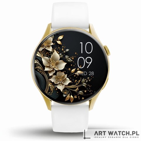 Smartwatch Gravity Złoty Pasek + Bransoleta GT11-2