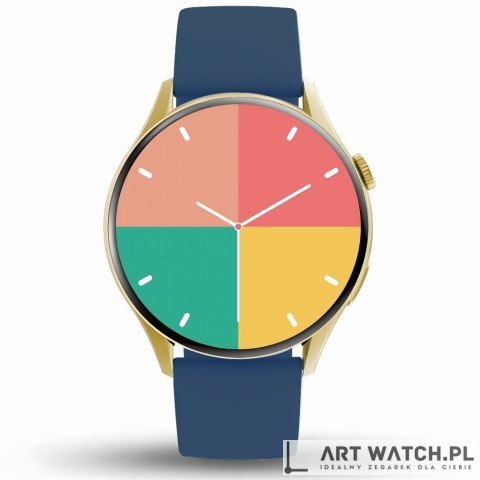 Smartwatch Gravity Złoty Pasek + Bransoleta GT11-4