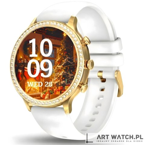 Smartwatch Gravity Złoty Pasek i Bransoleta GT5-2
