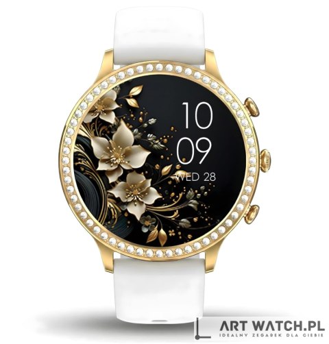 Smartwatch Gravity Złoty Pasek i Bransoleta GT5-2