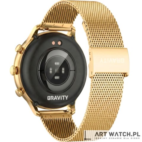Smartwatch Gravity Złoty Pasek i Bransoleta GT5-2