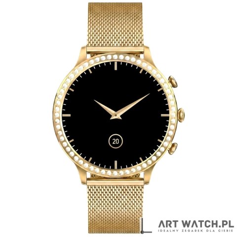 Smartwatch Gravity Złoty Pasek i Bransoleta GT5-3