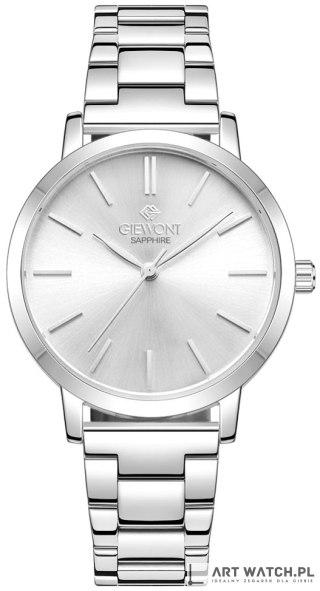Zegarek Damski Giewont Sapphire Srebrny GW2360-B1