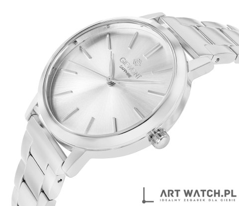 Zegarek Damski Giewont Sapphire Srebrny GW2360-B1