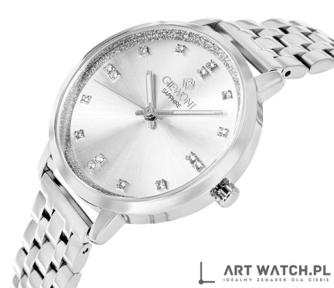Zegarek Damski Giewont Sapphire Srebrny GW7370-B1