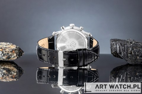 Zegarek Męski Giewont Chronograph Sapphire Srebrny GW6260-A1