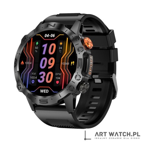 Smartwatch Gravity Czarny 2 Paski GT20-7
