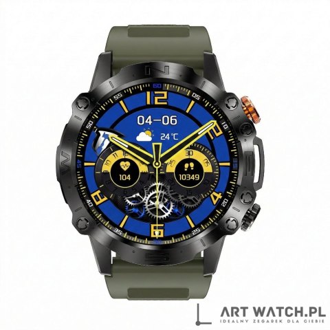 Smartwatch Gravity Czarny 2 Paski GT20-7