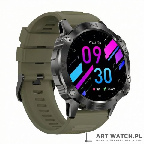 Smartwatch Gravity Czarny 2 Paski GT20-7