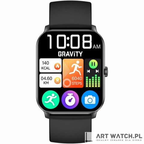 Smartwatch Gravity Czarny GT36-5