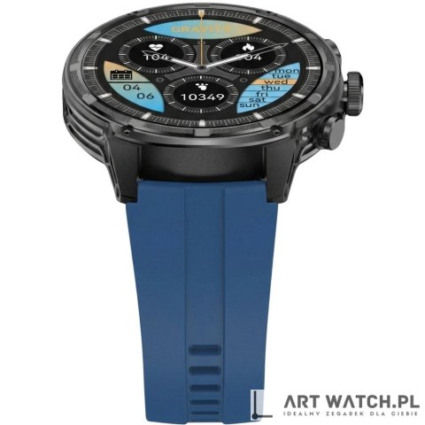 Smartwatch Gravity Czarny Pasek + Bransoleta GT41-2