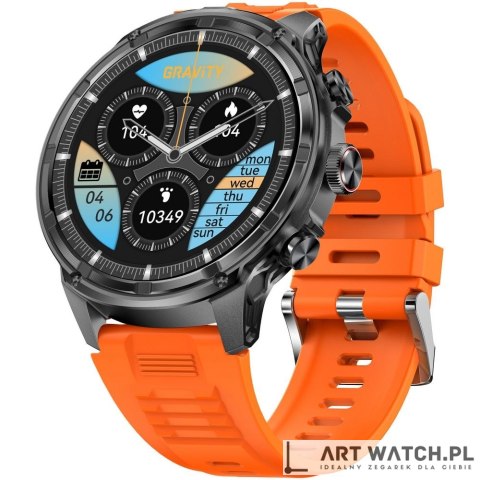 Smartwatch Gravity Czarny Pasek + Bransoleta GT41-4