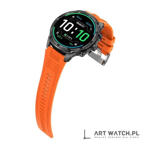 Smartwatch Gravity Czarny Pasek + Bransoleta GT41-4