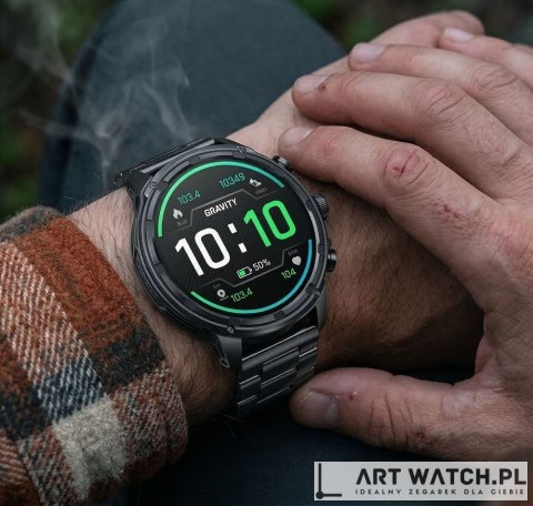 Smartwatch Gravity Czarny Pasek + Bransoleta GT41-4