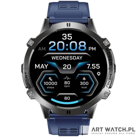 Smartwatch Gravity Czarny Pasek + Bransoleta GT42-2