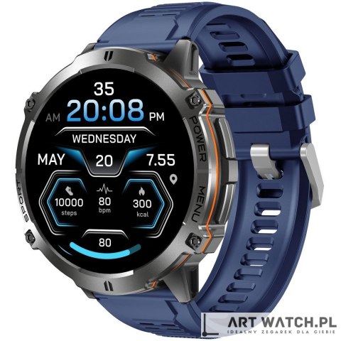 Smartwatch Gravity Czarny Pasek + Bransoleta GT42-2