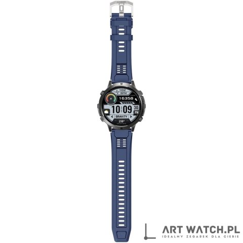 Smartwatch Gravity Czarny Pasek + Bransoleta GT42-2