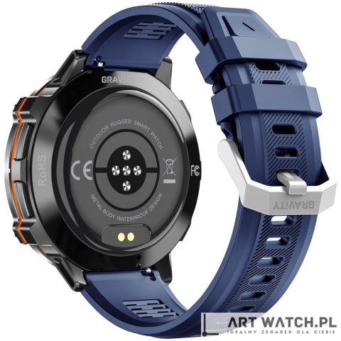 Smartwatch Gravity Czarny Pasek + Bransoleta GT42-2