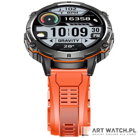Smartwatch Gravity Czarny Pasek + Bransoleta GT42-5