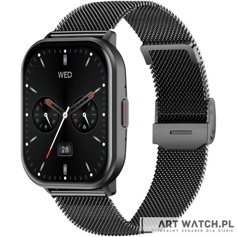Smartwatch Gravity Czarny Pasek + Bransoleta GT43-5