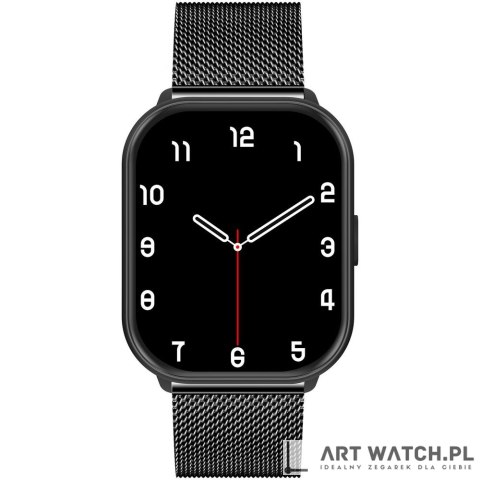 Smartwatch Gravity Czarny Pasek + Bransoleta GT43-5