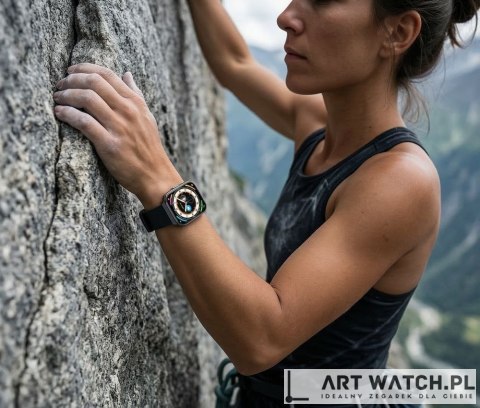 Smartwatch Gravity Czarny Pasek + Bransoleta GT44-5