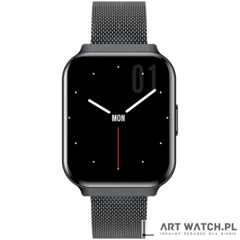 Smartwatch Gravity Czarny Pasek + Bransoleta GT44-5