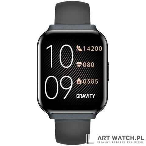 Smartwatch Gravity Czarny Pasek + Bransoleta GT44-5