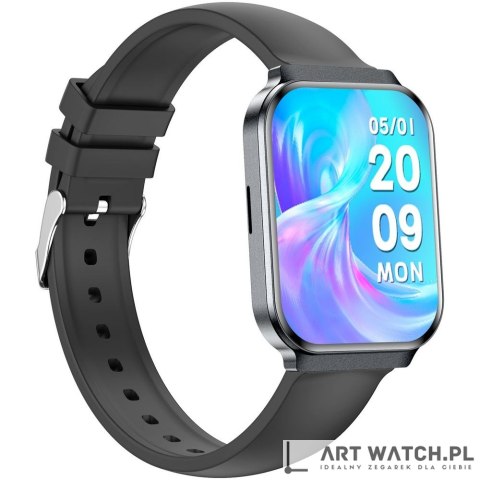 Smartwatch Gravity Czarny Pasek + Bransoleta GT44-5
