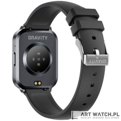 Smartwatch Gravity Czarny Pasek + Bransoleta GT44-5
