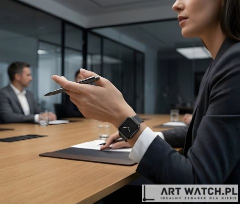 Smartwatch Gravity Czarny Pasek + Bransoleta GT44-5