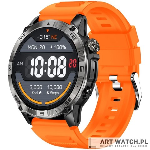Smartwatch Gravity Czarny Pasek + Bransoleta GT46-4