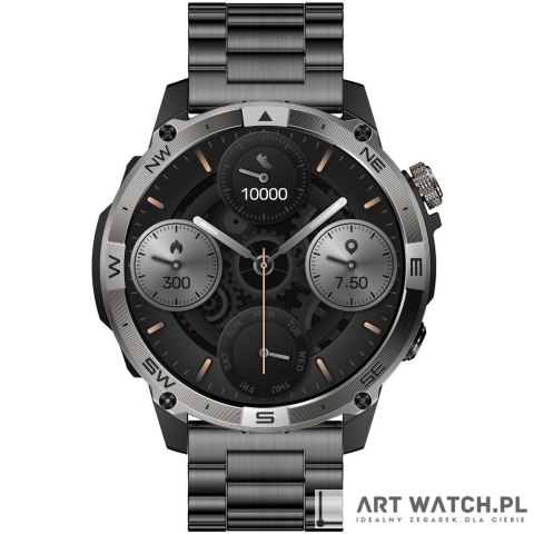 Smartwatch Gravity Czarny Pasek + Bransoleta GT46-4
