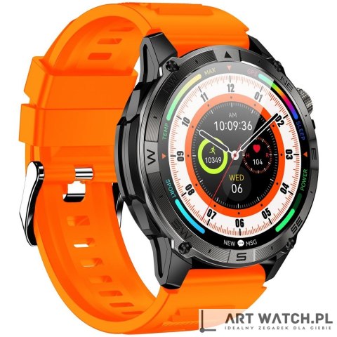 Smartwatch Gravity Czarny Pasek + Bransoleta GT46-4
