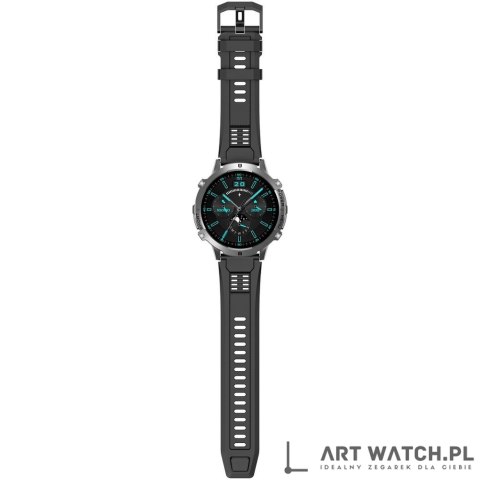 Smartwatch Gravity Grafitowy Pasek + Bransoleta GT42-3