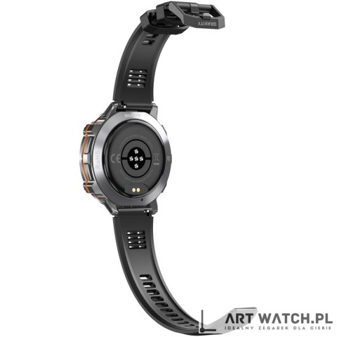 Smartwatch Gravity Grafitowy Pasek + Bransoleta GT42-3