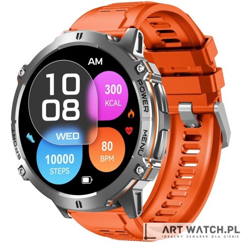 Smartwatch Gravity Grafitowy Pasek + Bransoleta GT42-4