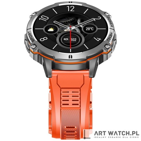 Smartwatch Gravity Grafitowy Pasek + Bransoleta GT42-4