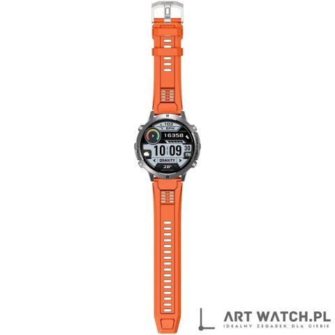 Smartwatch Gravity Grafitowy Pasek + Bransoleta GT42-4