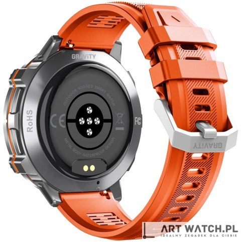 Smartwatch Gravity Grafitowy Pasek + Bransoleta GT42-4