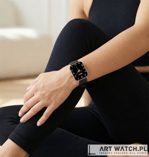 Smartwatch Gravity Różowe Złoto Czarny GT36-3