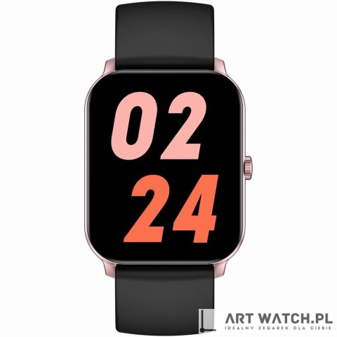 Smartwatch Gravity Różowe Złoto Czarny GT36-3