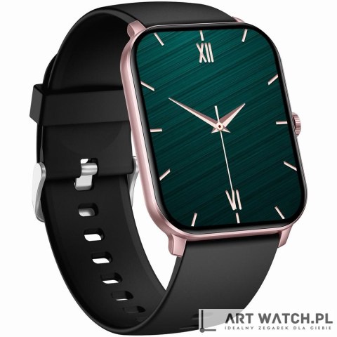 Smartwatch Gravity Różowe Złoto Czarny GT36-3