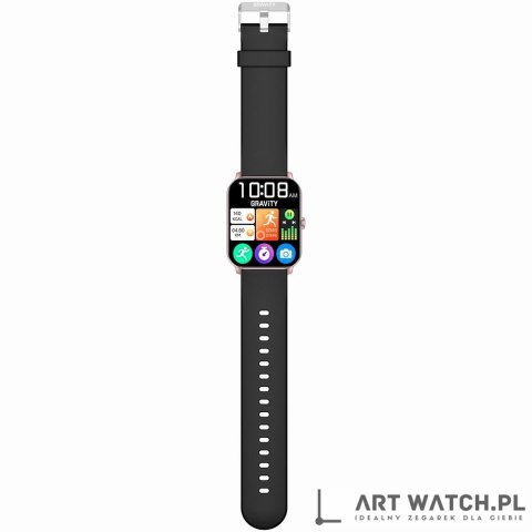 Smartwatch Gravity Różowe Złoto Czarny GT36-3