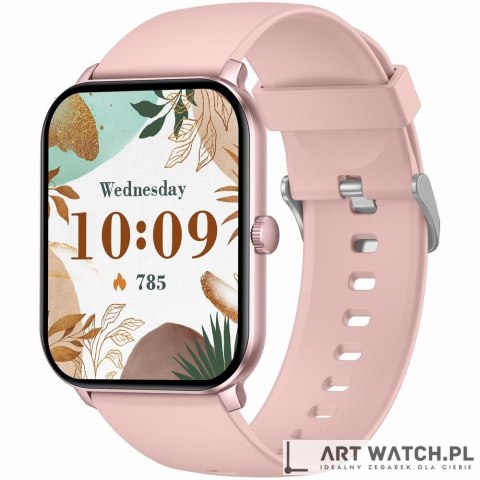 Smartwatch Gravity Różowe Złoto Różowy GT36-1