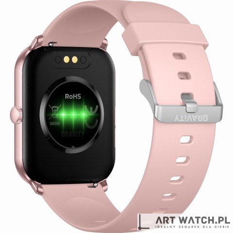 Smartwatch Gravity Różowe Złoto Różowy GT36-1