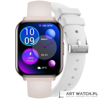 Smartwatch Gravity Różowy 2 Paski GT44-3