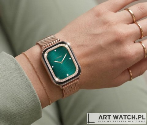 Smartwatch Gravity Różowy Pasek + Bransoleta GT43-1